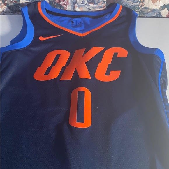 Nike Other - RUSSELL WESTBROOK OKlAHOMA CITY THUNDER JERSEY